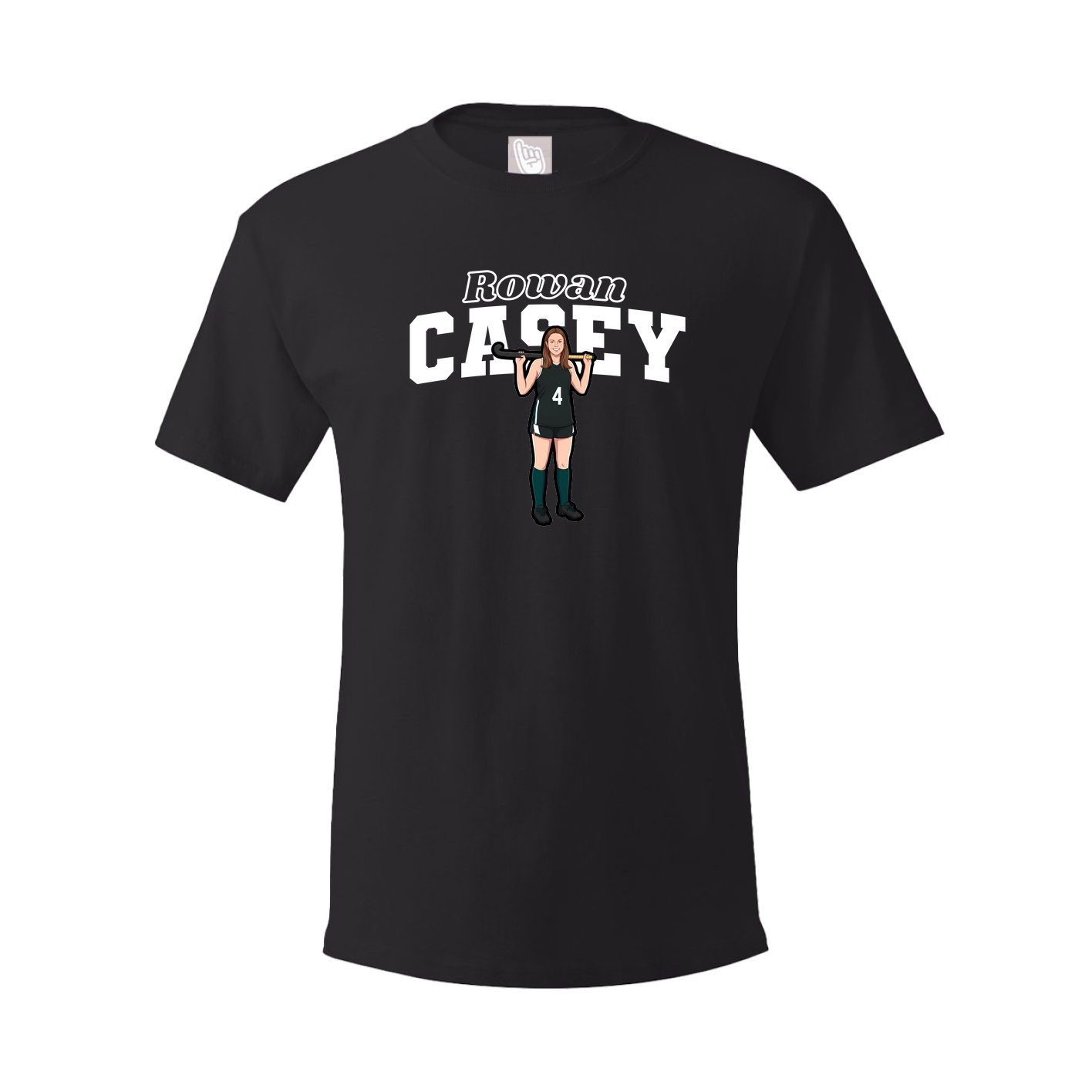 Youth Tee — Name Arch in Black