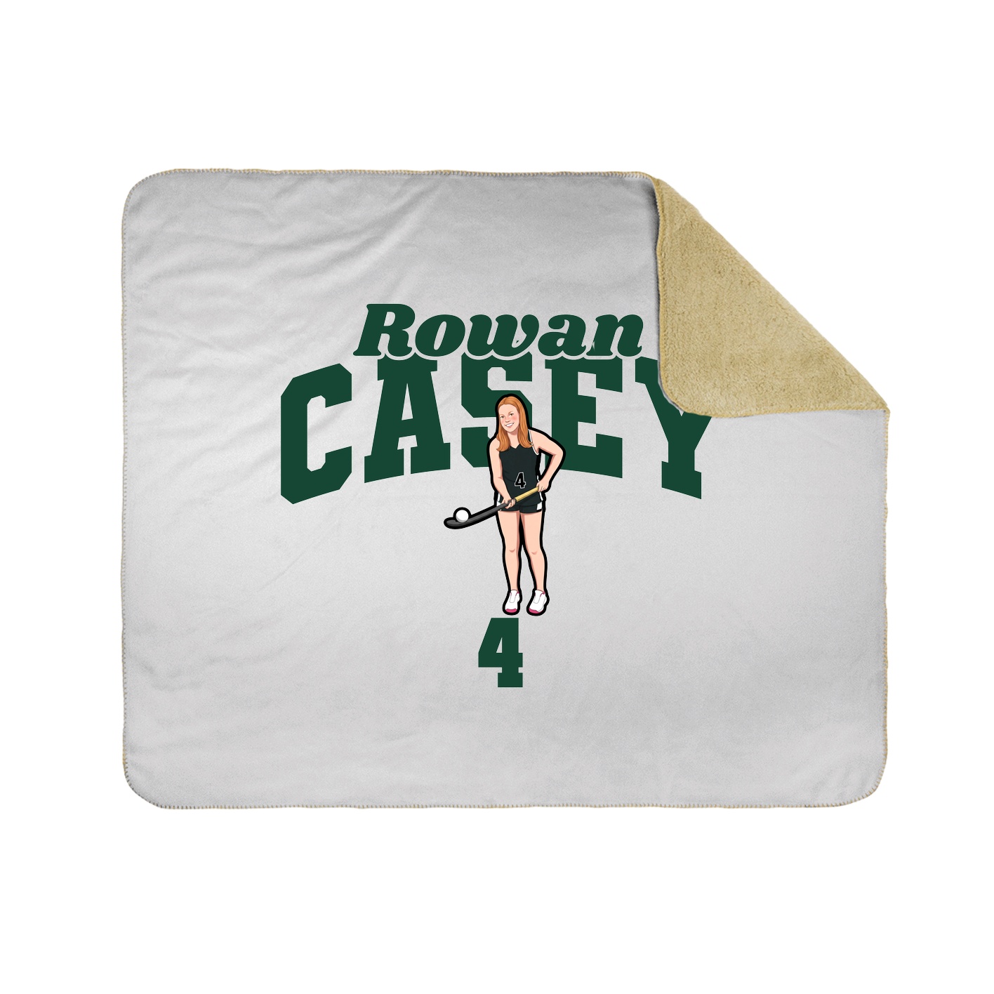 Throw Blanket — Signature Arch in White