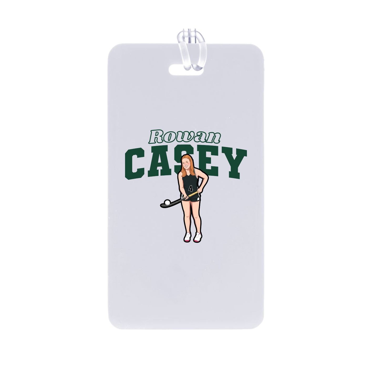Bag Tag — Name Arch in Classic