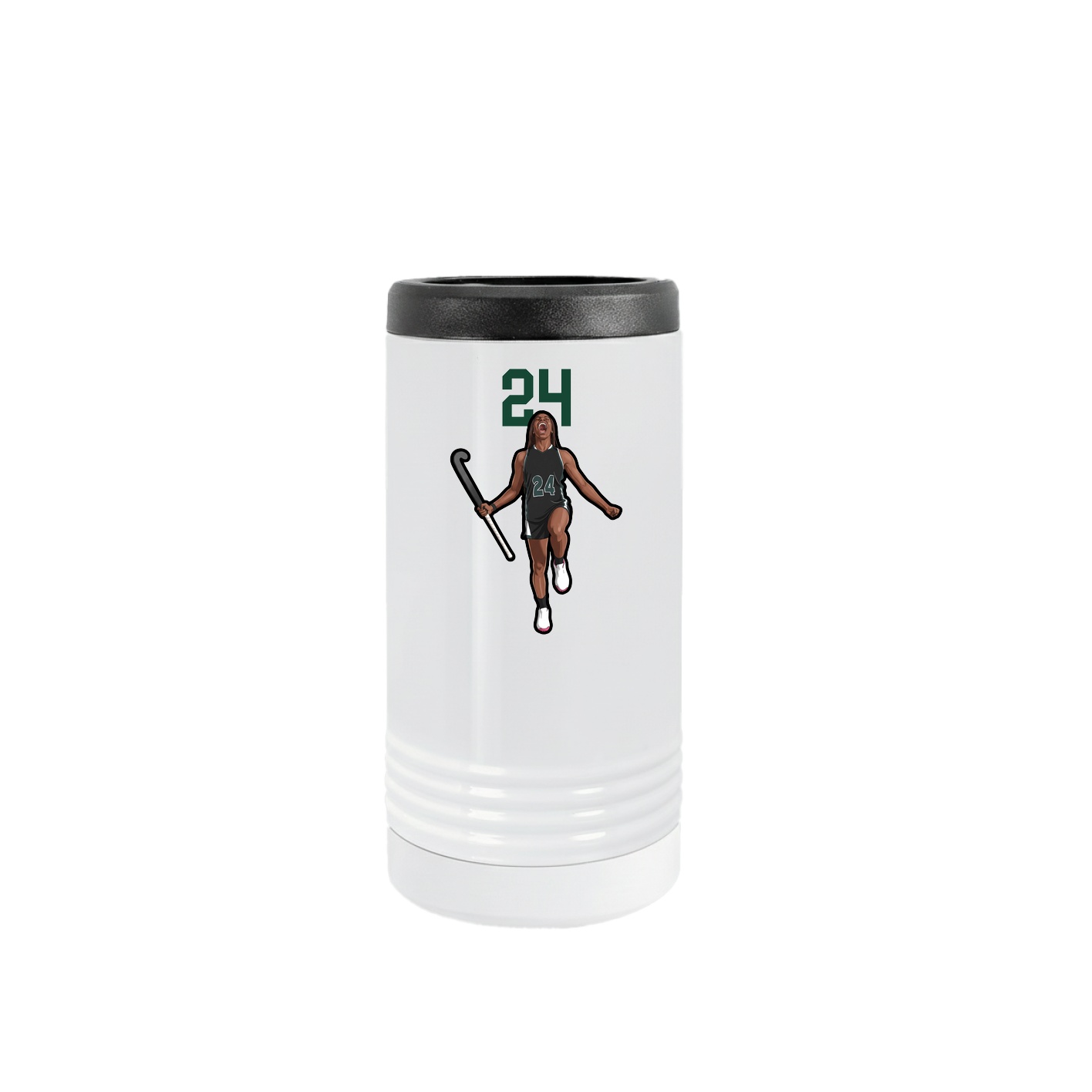 Slim Beverage Holder — Number Top in White