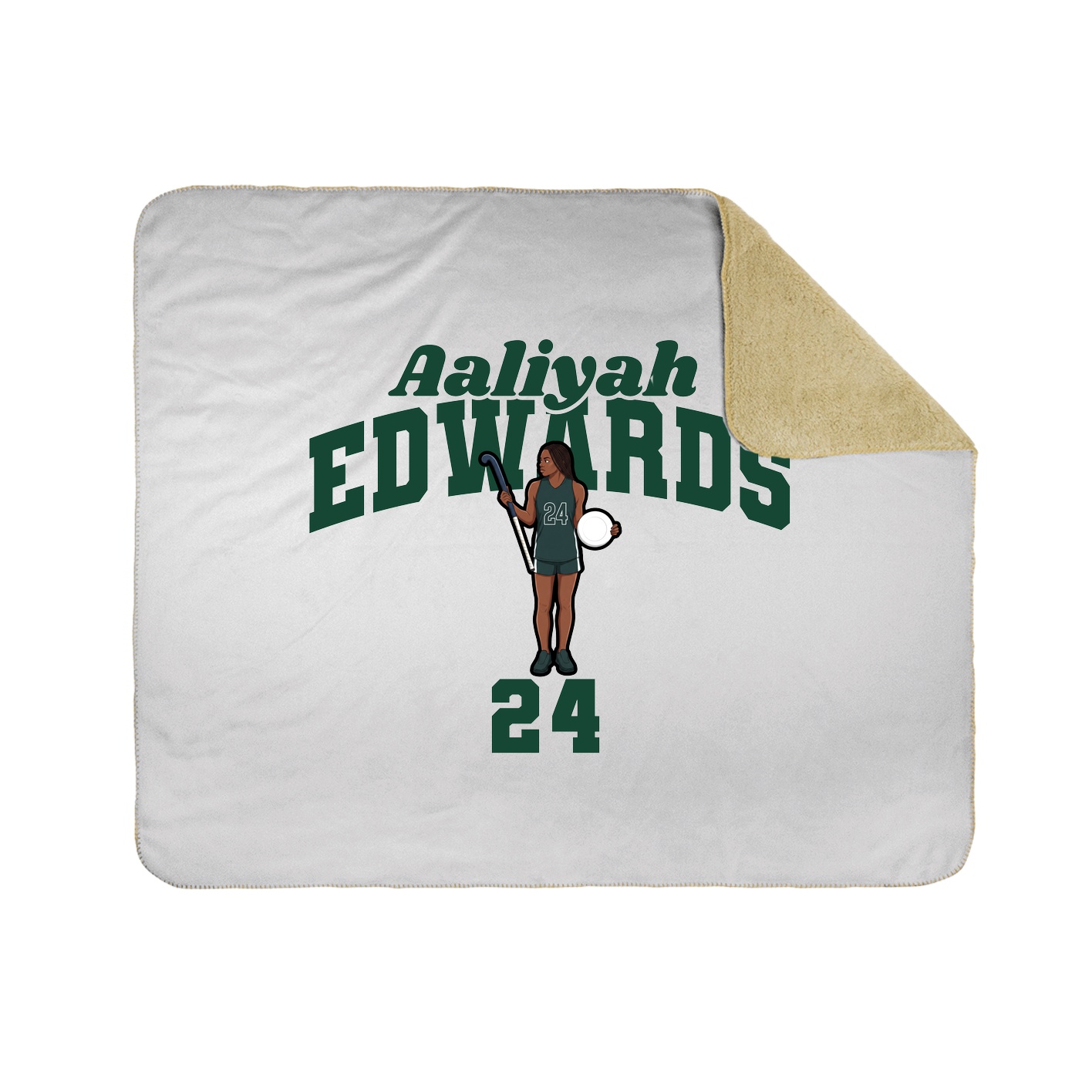Throw Blanket — Signature Arch in White