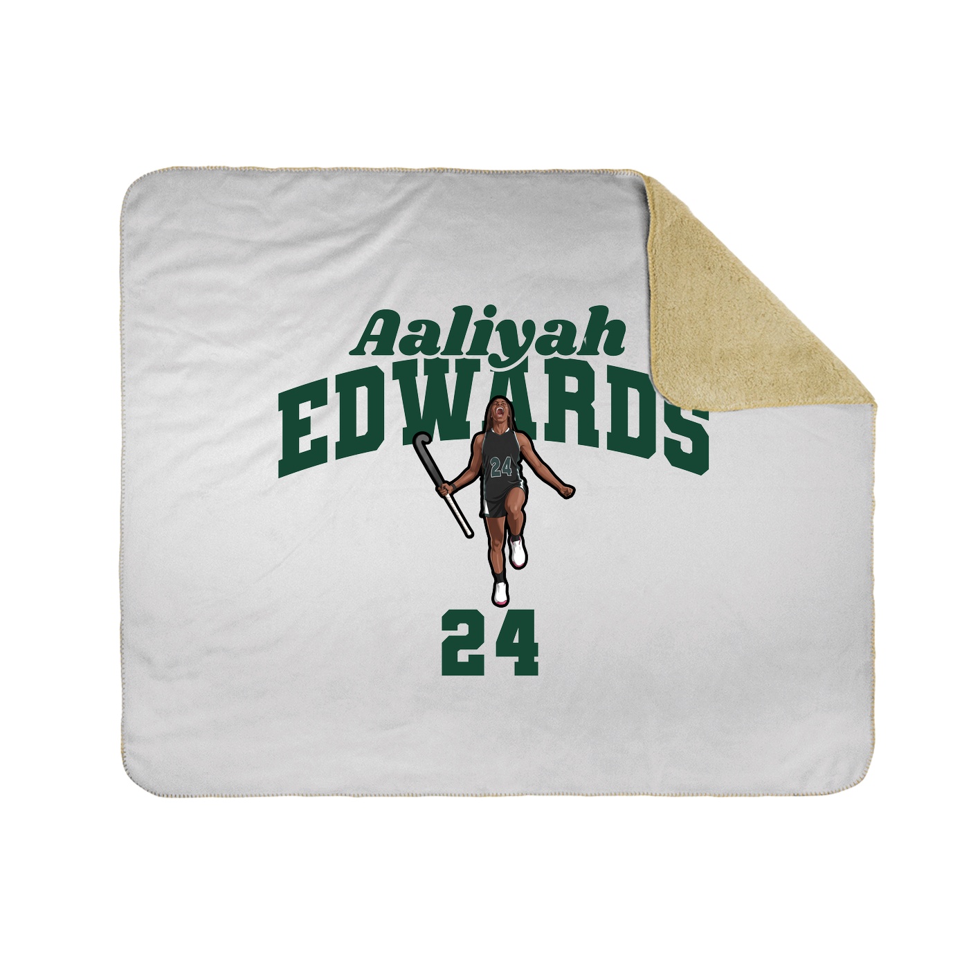 Throw Blanket — Signature Arch in White