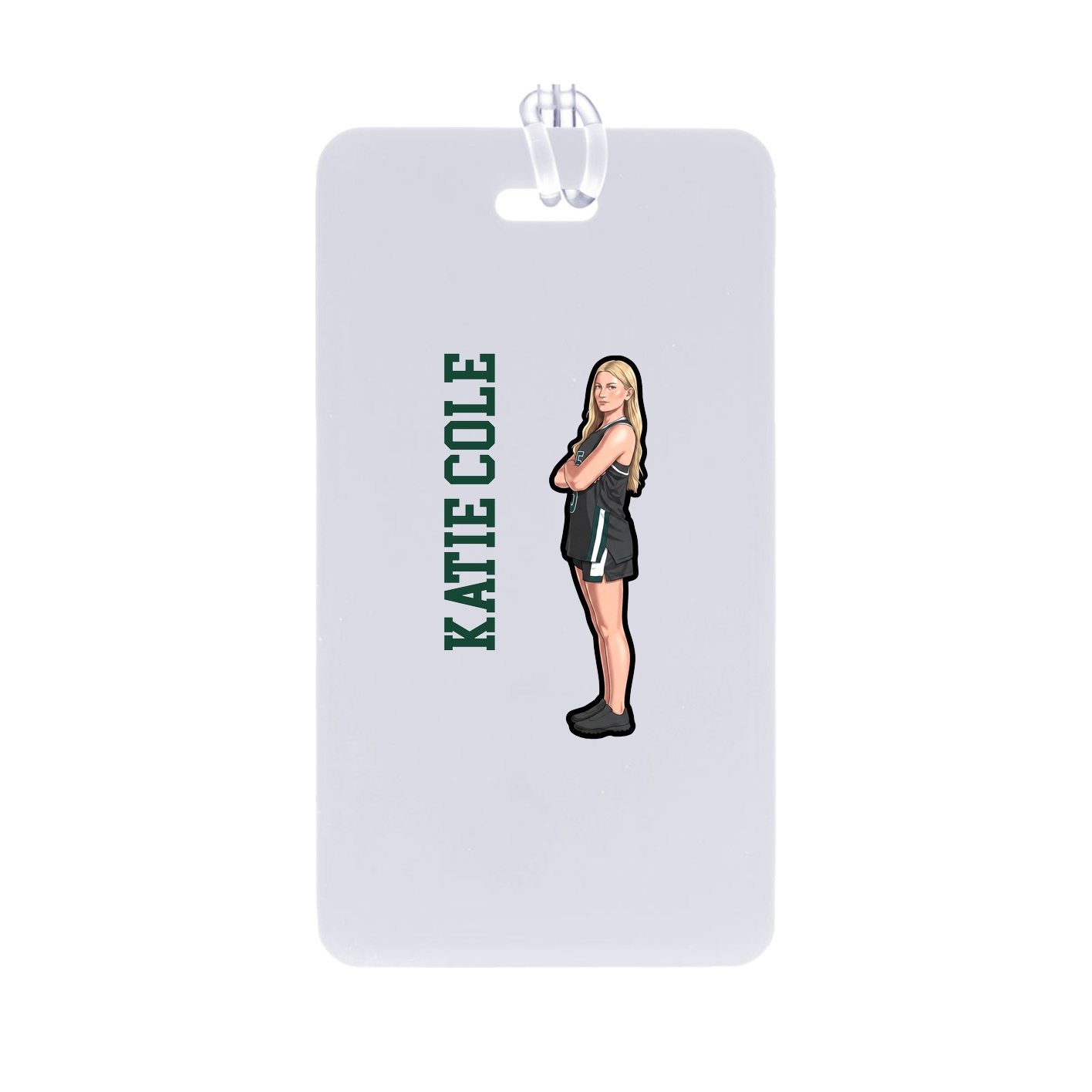 Bag Tag — Name Vertical in Classic