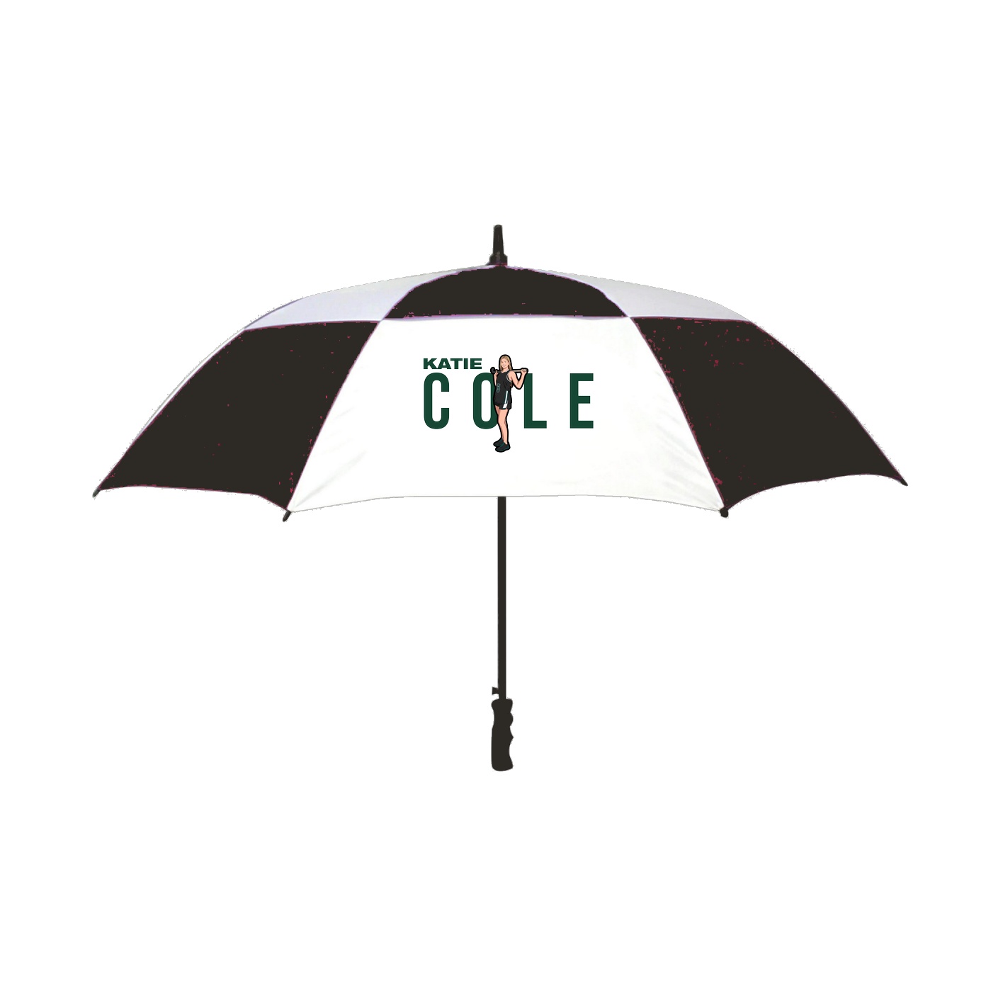 Golf Umbrella — Player Name in Black