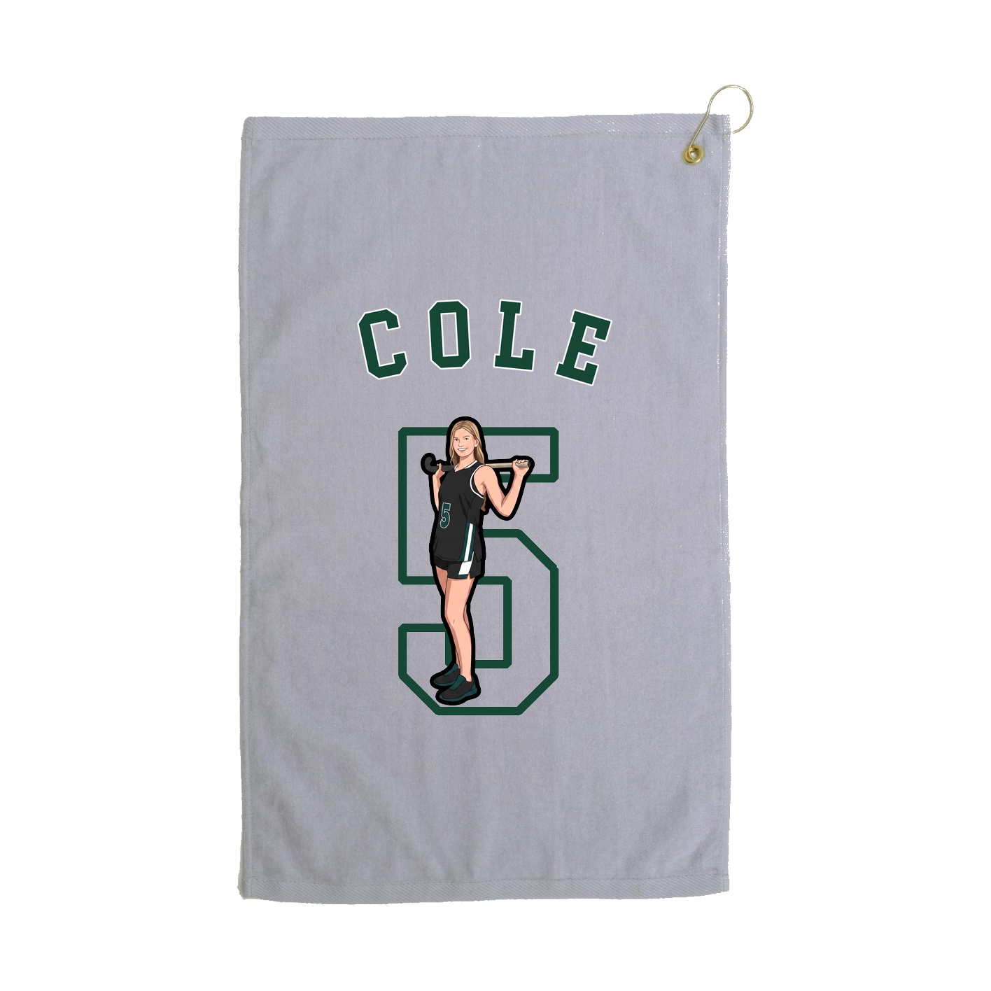 Golf Towel — Shirsey Arch in Grey