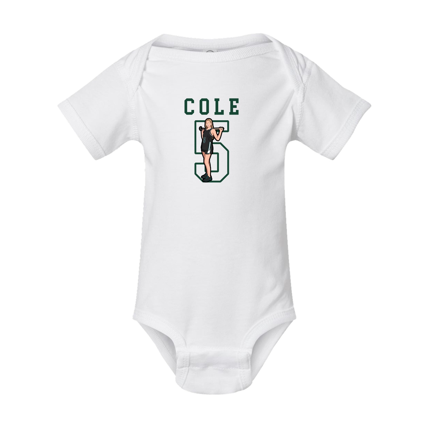 Baby Onesie — Shirsey in White