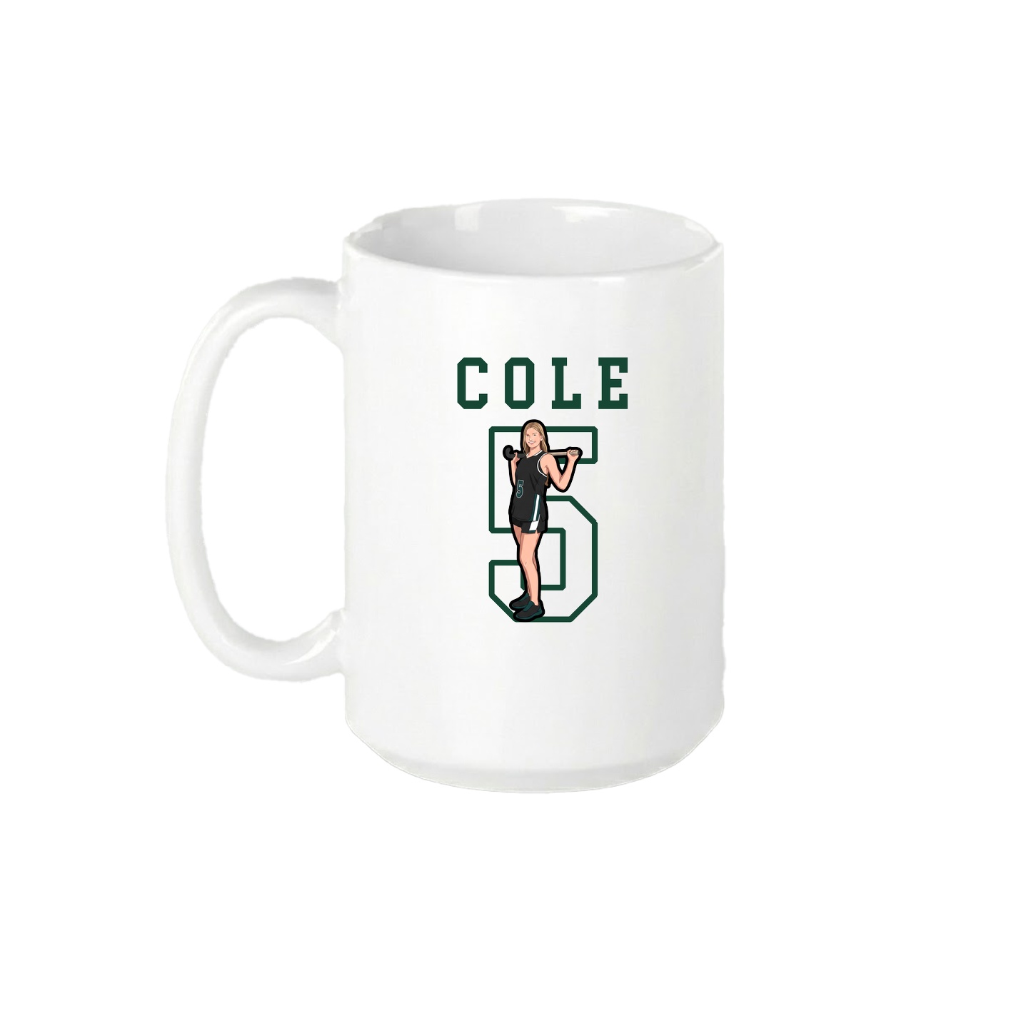 15oz Coffee Mug — Shirsey in White