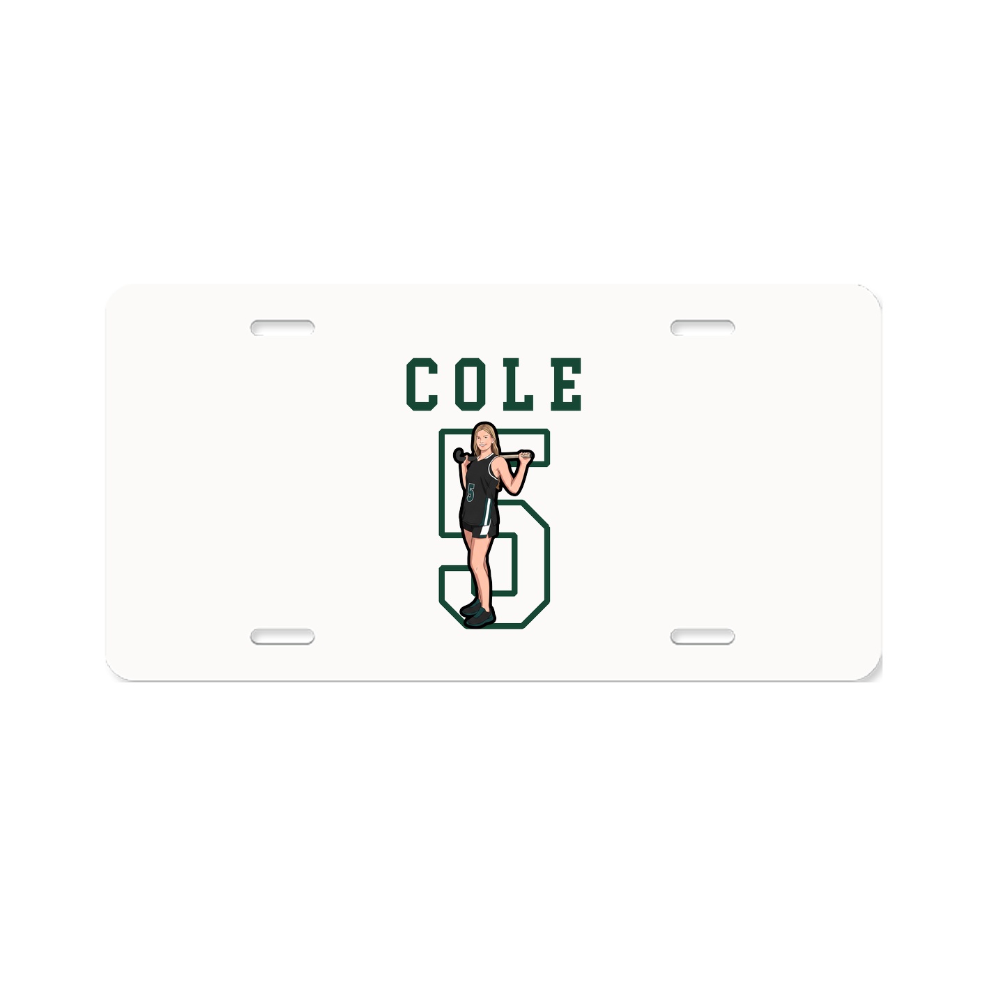 License Plate — Shirsey in Classic