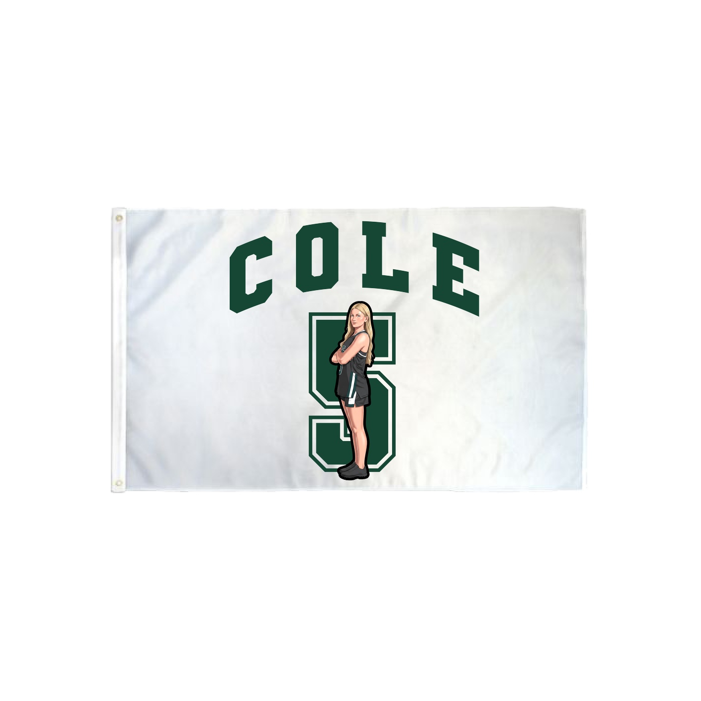 3x5 Flag — Number in Classic