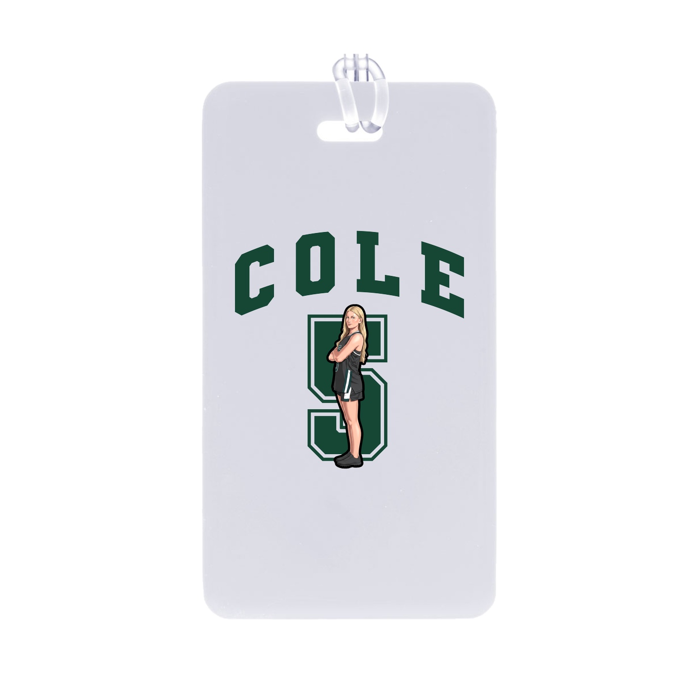 Bag Tag — Number in Classic