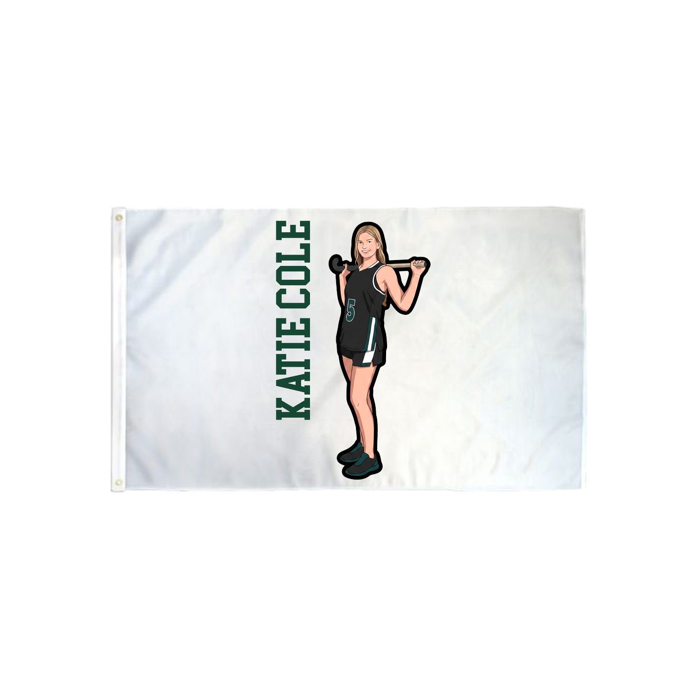 3x5 Flag — Name Vertical in Classic