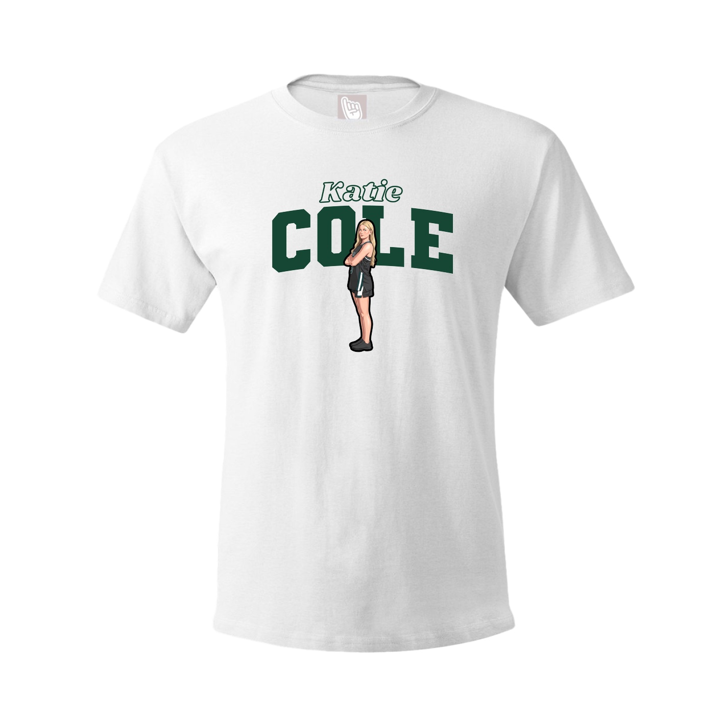 Tee — Name Arch in White