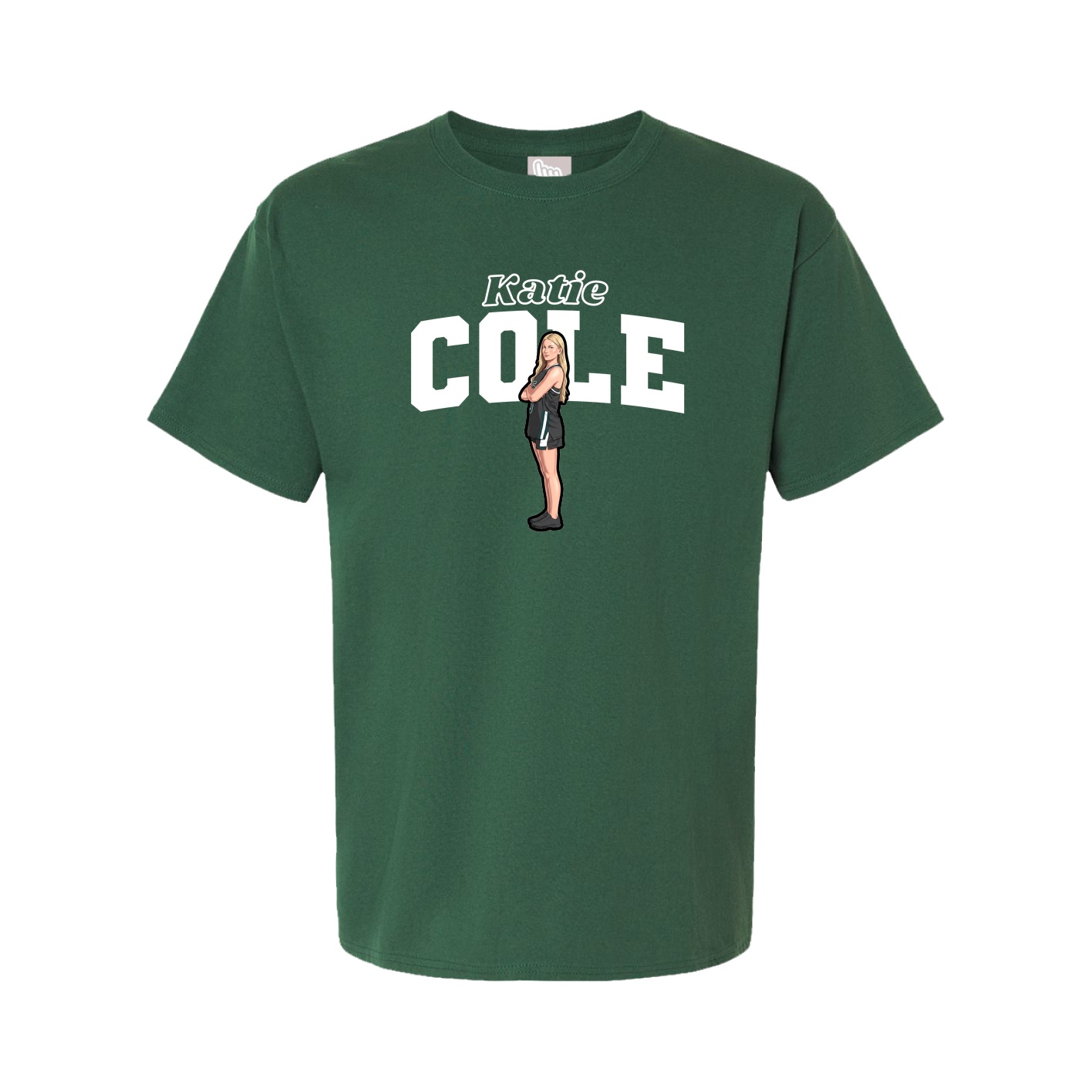 Youth Tee — Name Arch in Green