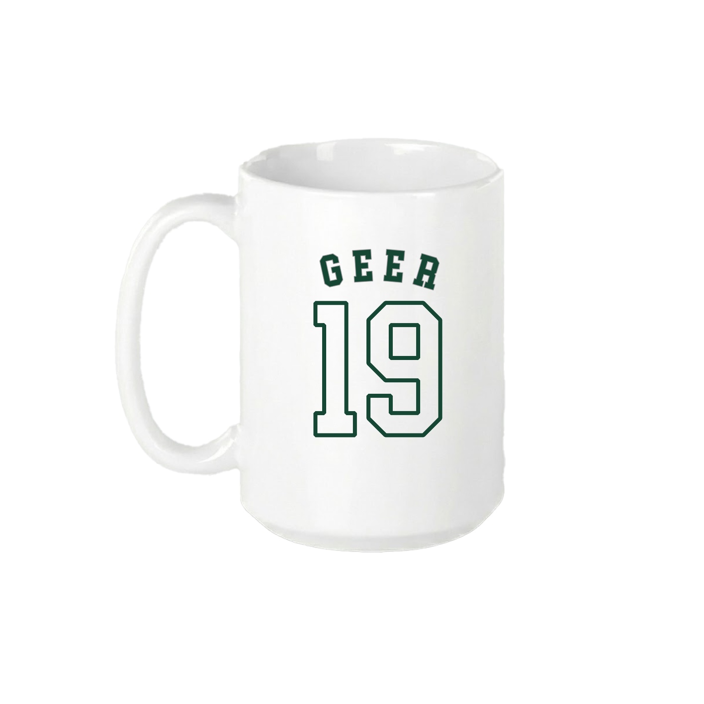 15oz Coffee Mug — Shirsey Arch in White
