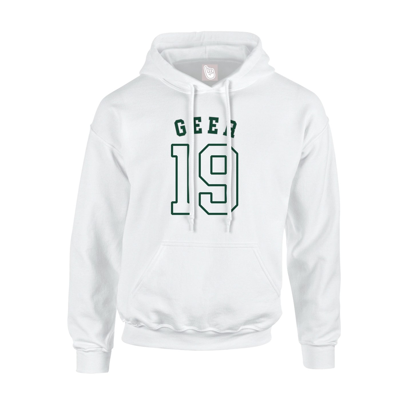Youth Hoodie — Shirsey Arch in White