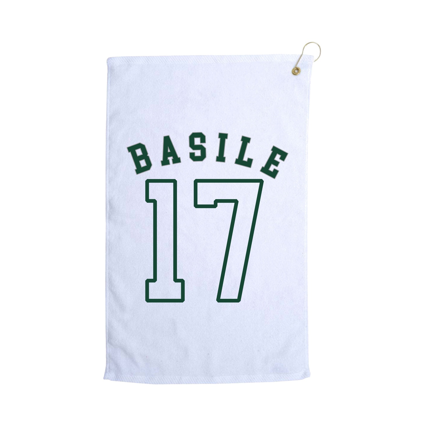 Golf Towel — Shirsey Arch in White