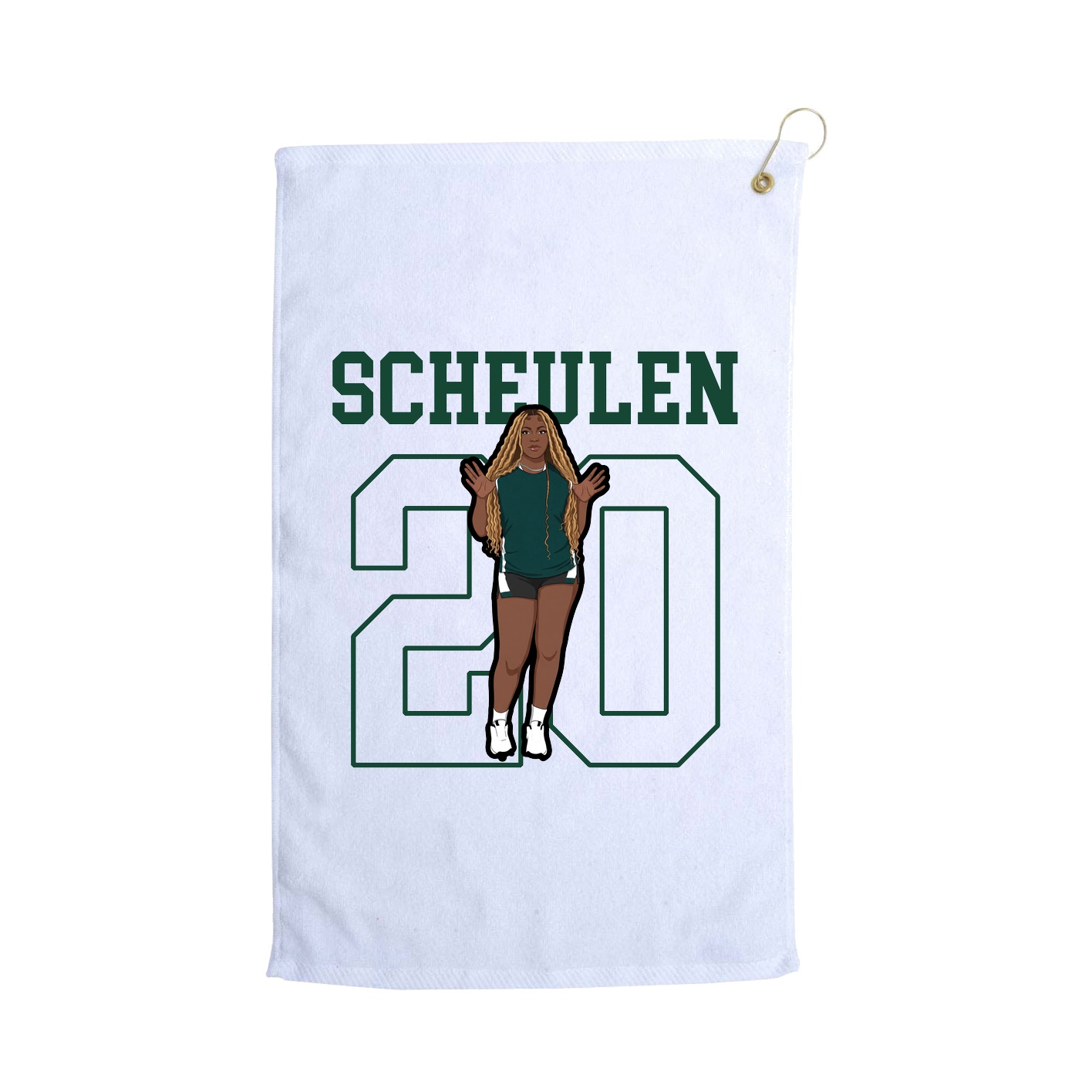 Golf Towel — Shirsey in White