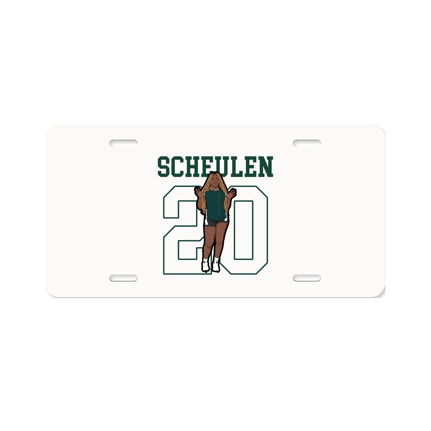 License Plate — Shirsey in Classic