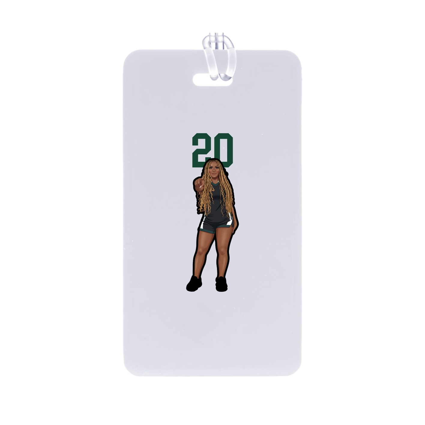 Bag Tag — Number Top in Classic