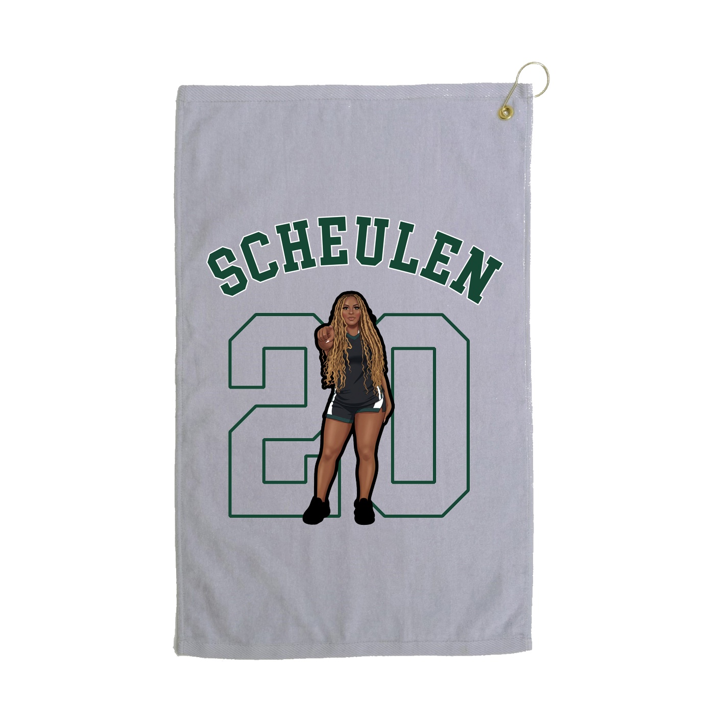 Golf Towel — Shirsey Arch in Grey