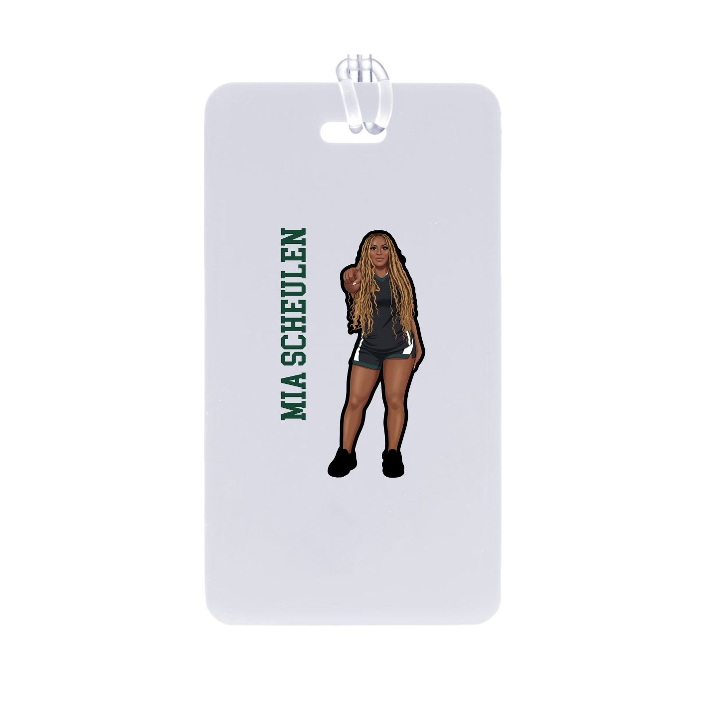 Bag Tag — Name Vertical in Classic