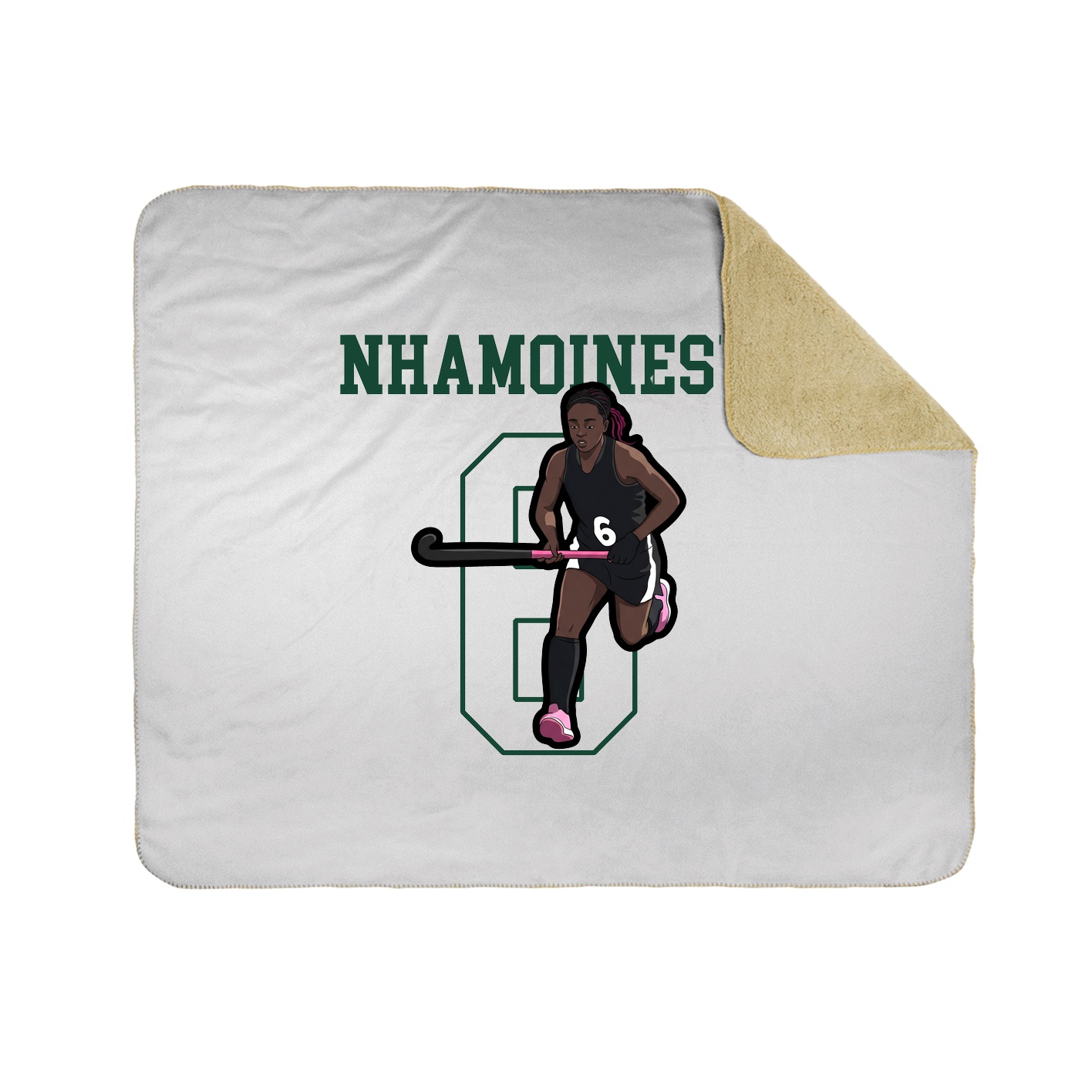 Throw Blanket — Shirsey in White