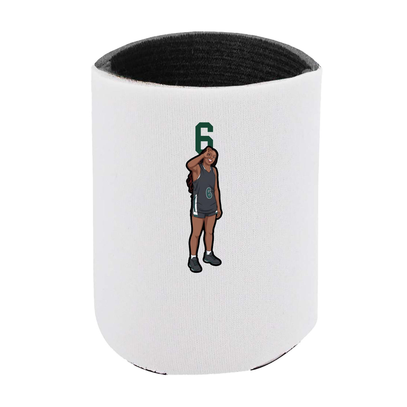 Can Holder — Number Top in White