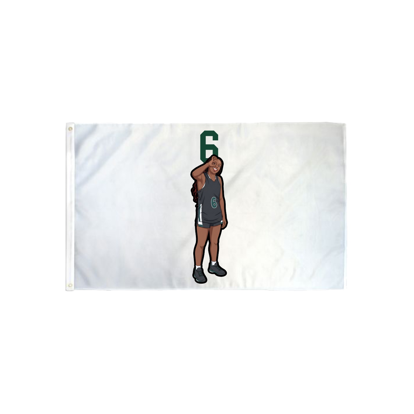 3x5 Flag — Number Top in Classic