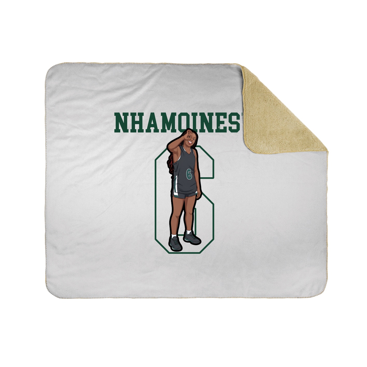 50x60 Sherpa Lined Throw Blanket