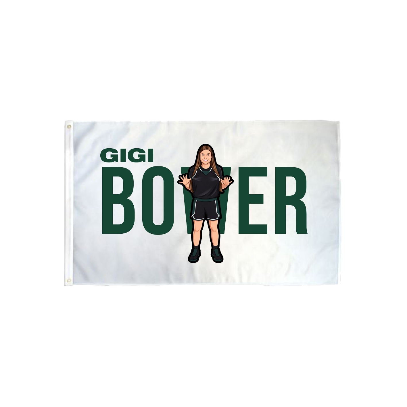 3x5 Flag — Player Name in Classic