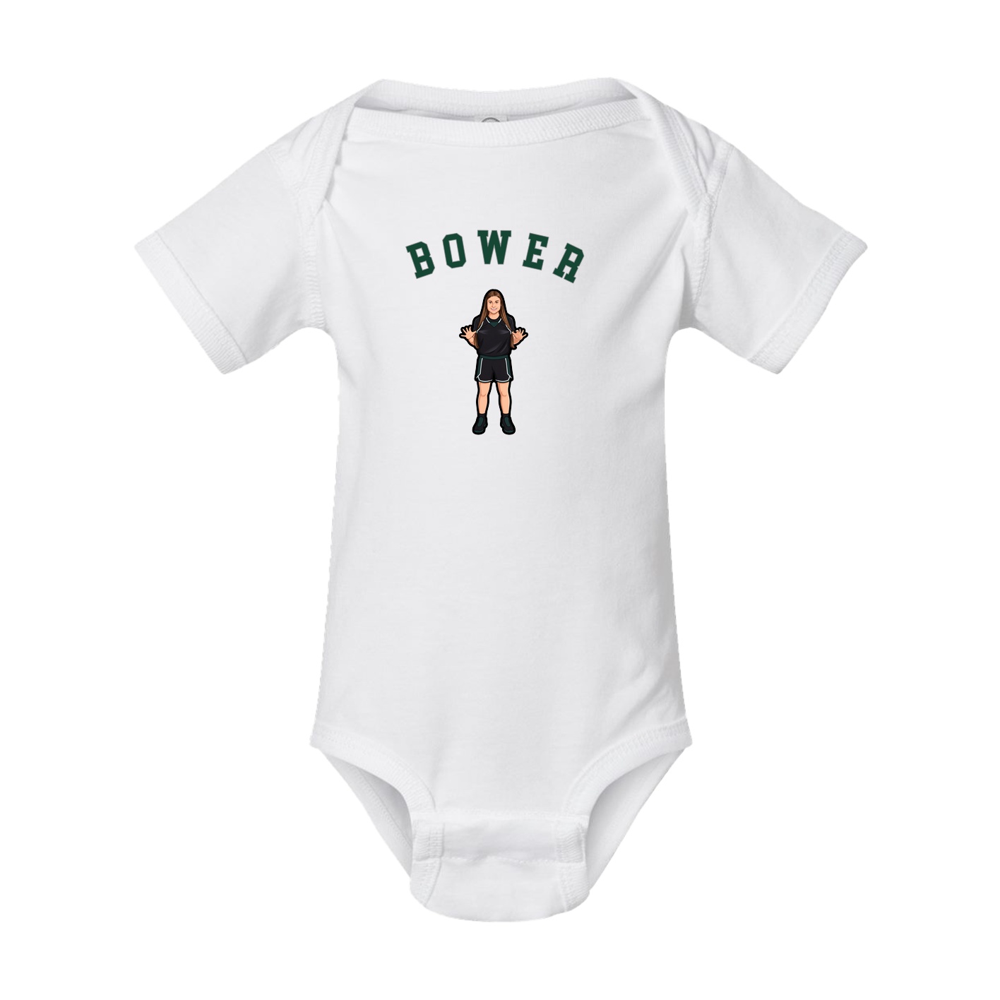 Baby Onesie — Shirsey Arch in White