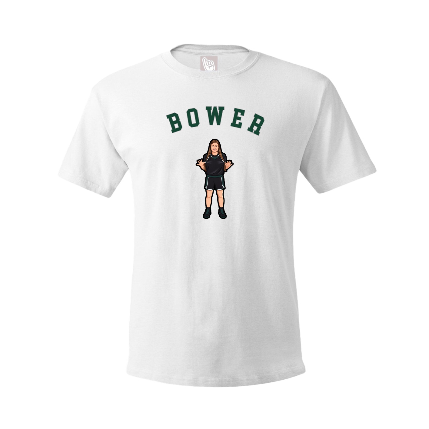 Youth Tee — Shirsey Arch in White