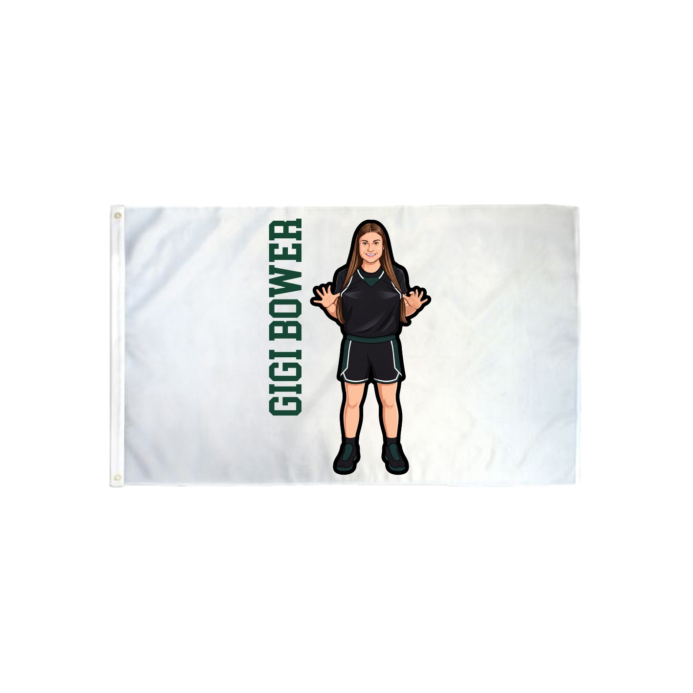 3x5 Flag — Name Vertical in Classic