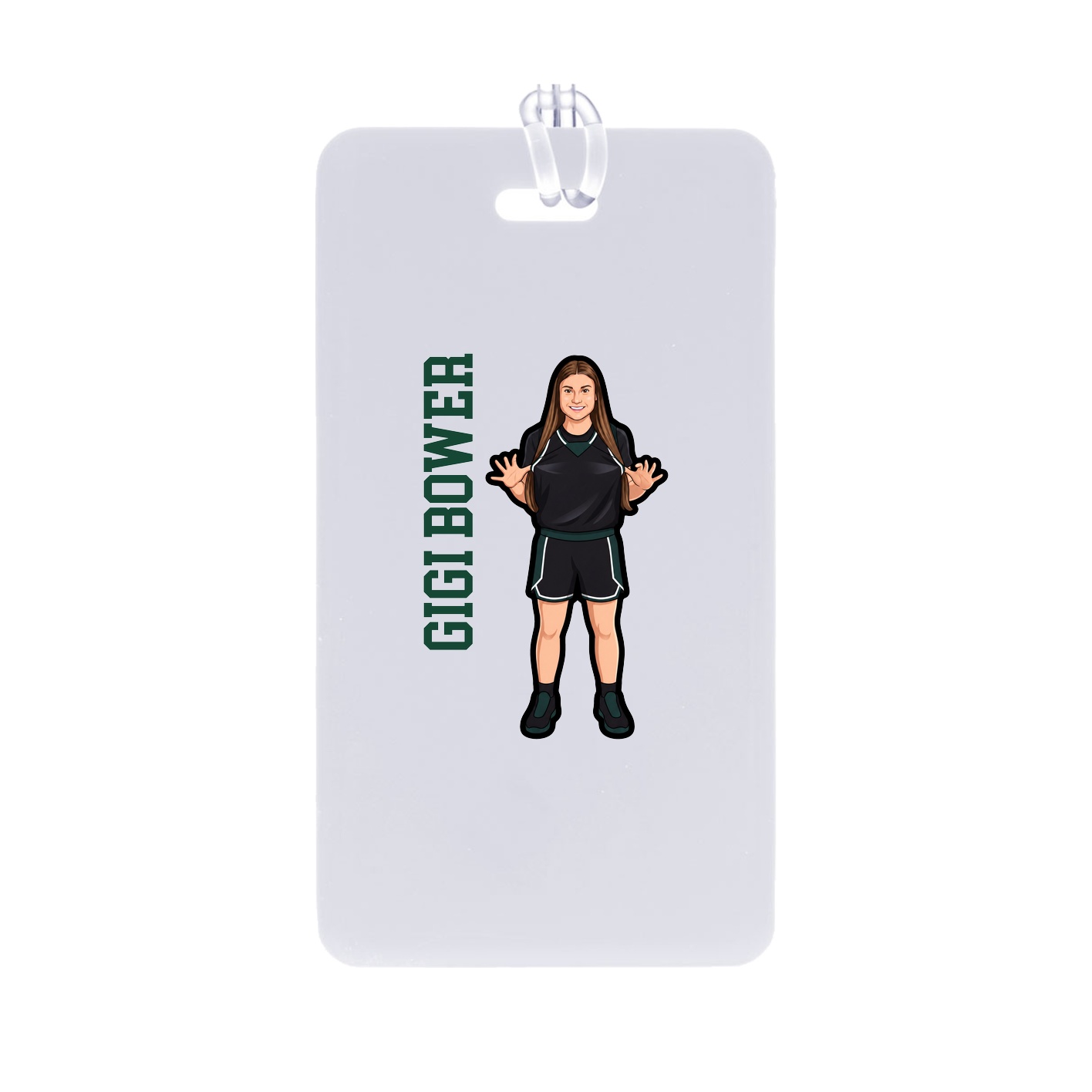 Bag Tag — Name Vertical in Classic