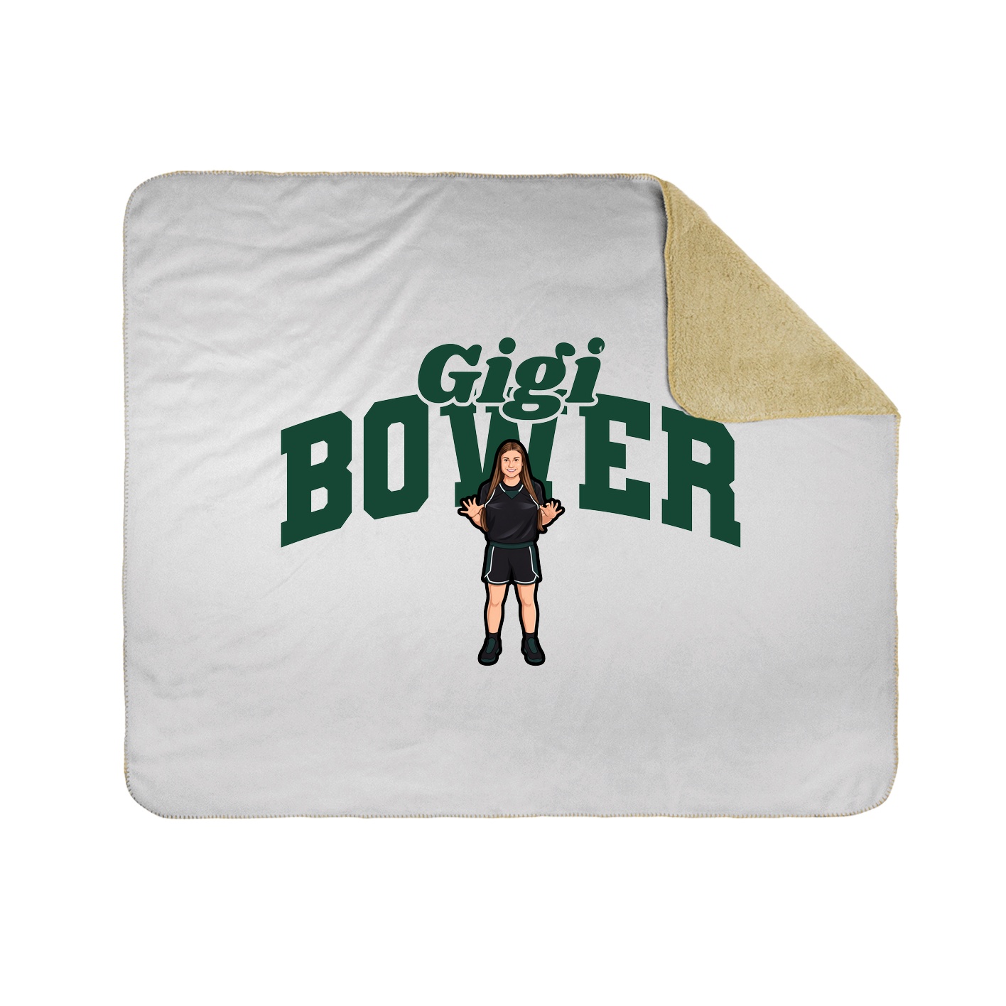 Throw Blanket — Signature Arch in White