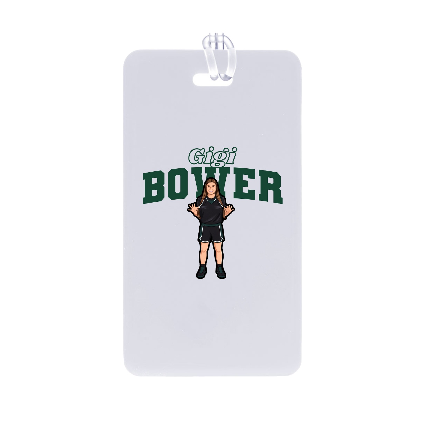 Bag Tag — Name Arch in Classic