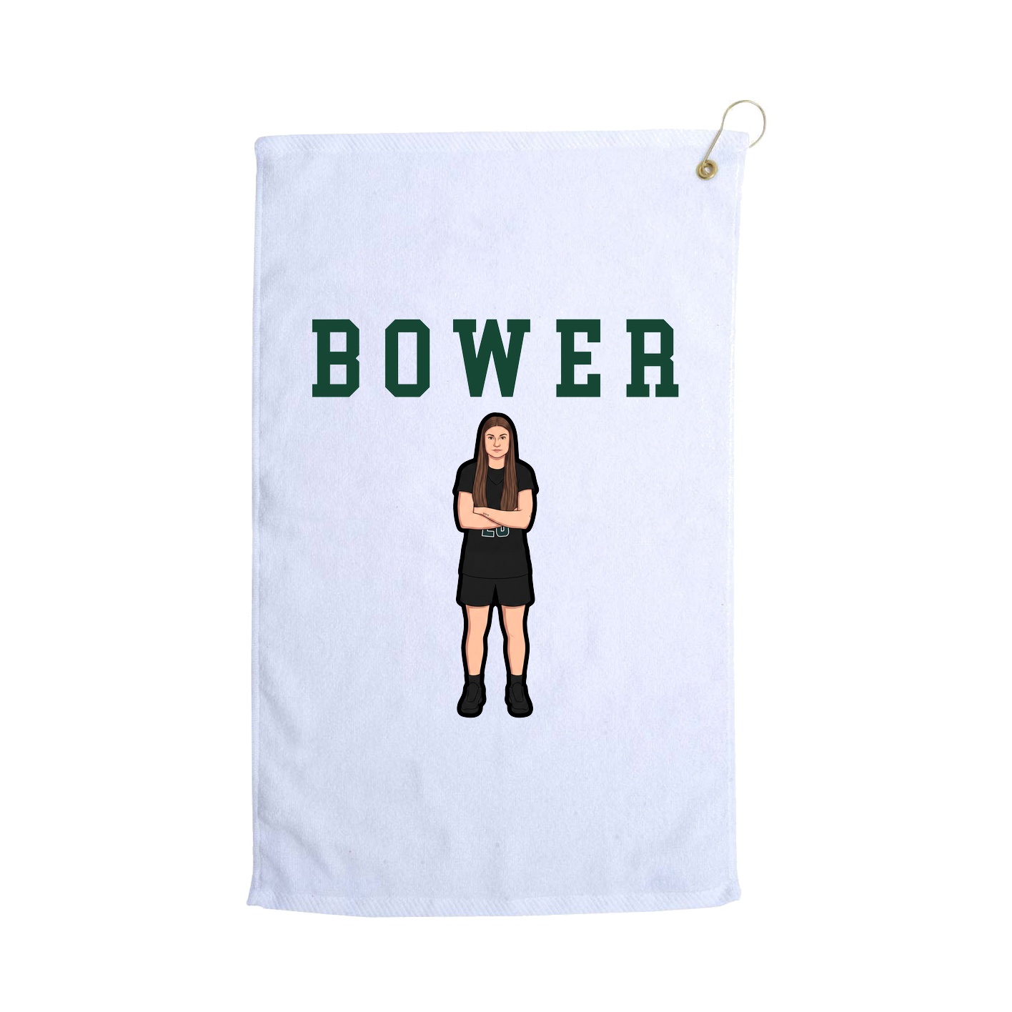 Golf Towel — Shirsey in White