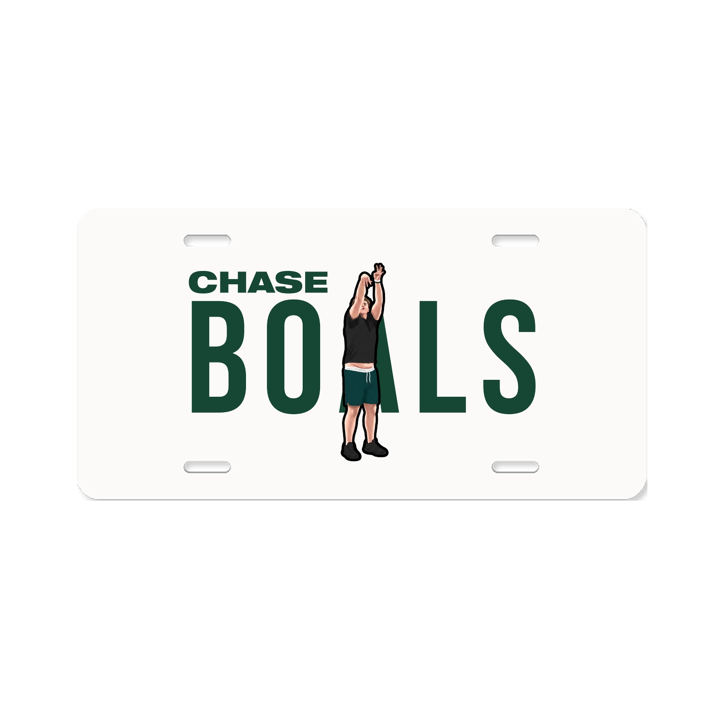 License Plate — Player Name in Classic