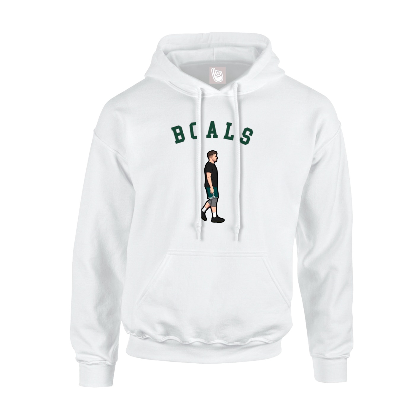 Youth Hoodie — Shirsey Arch in White