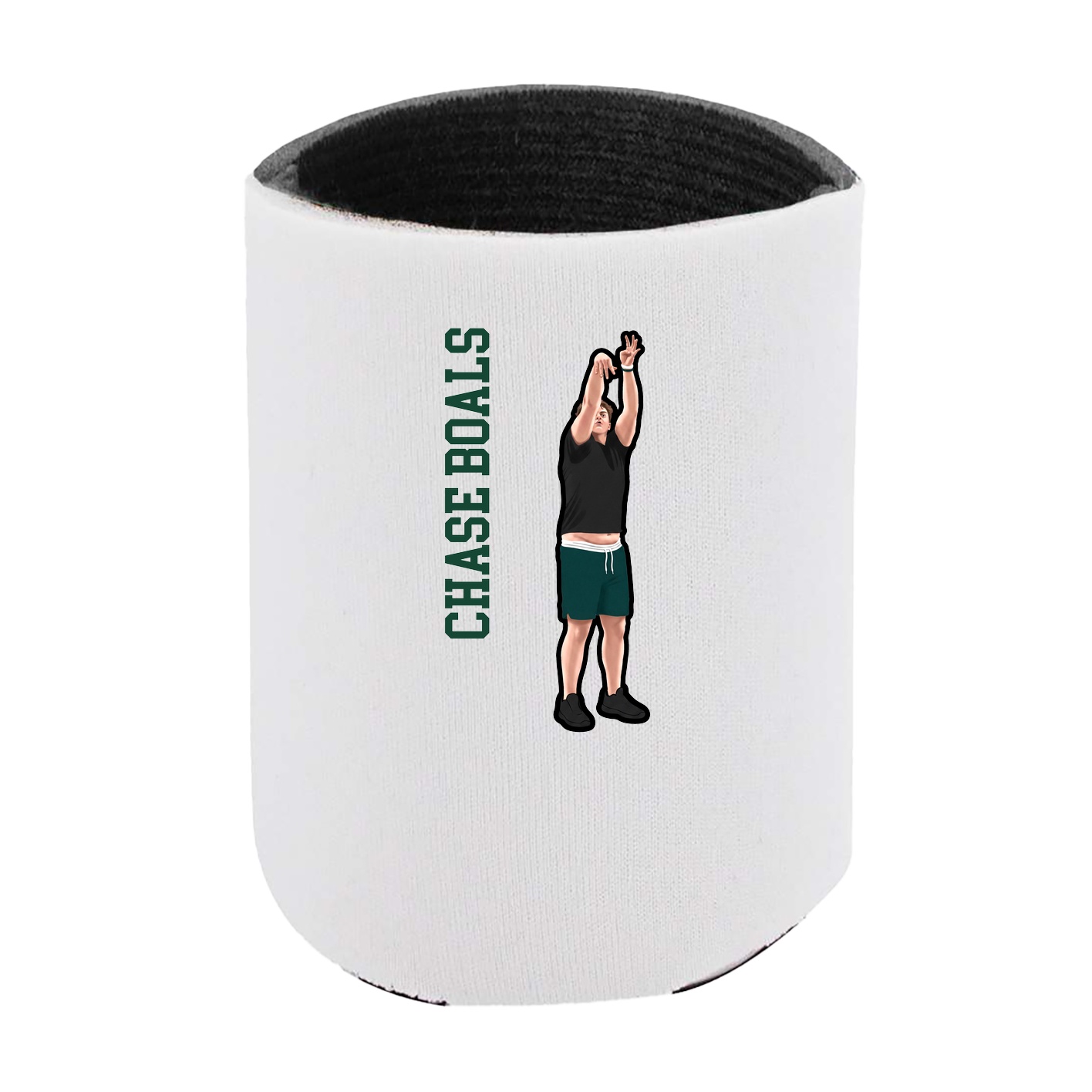 Can Holder — Name Vertical in White