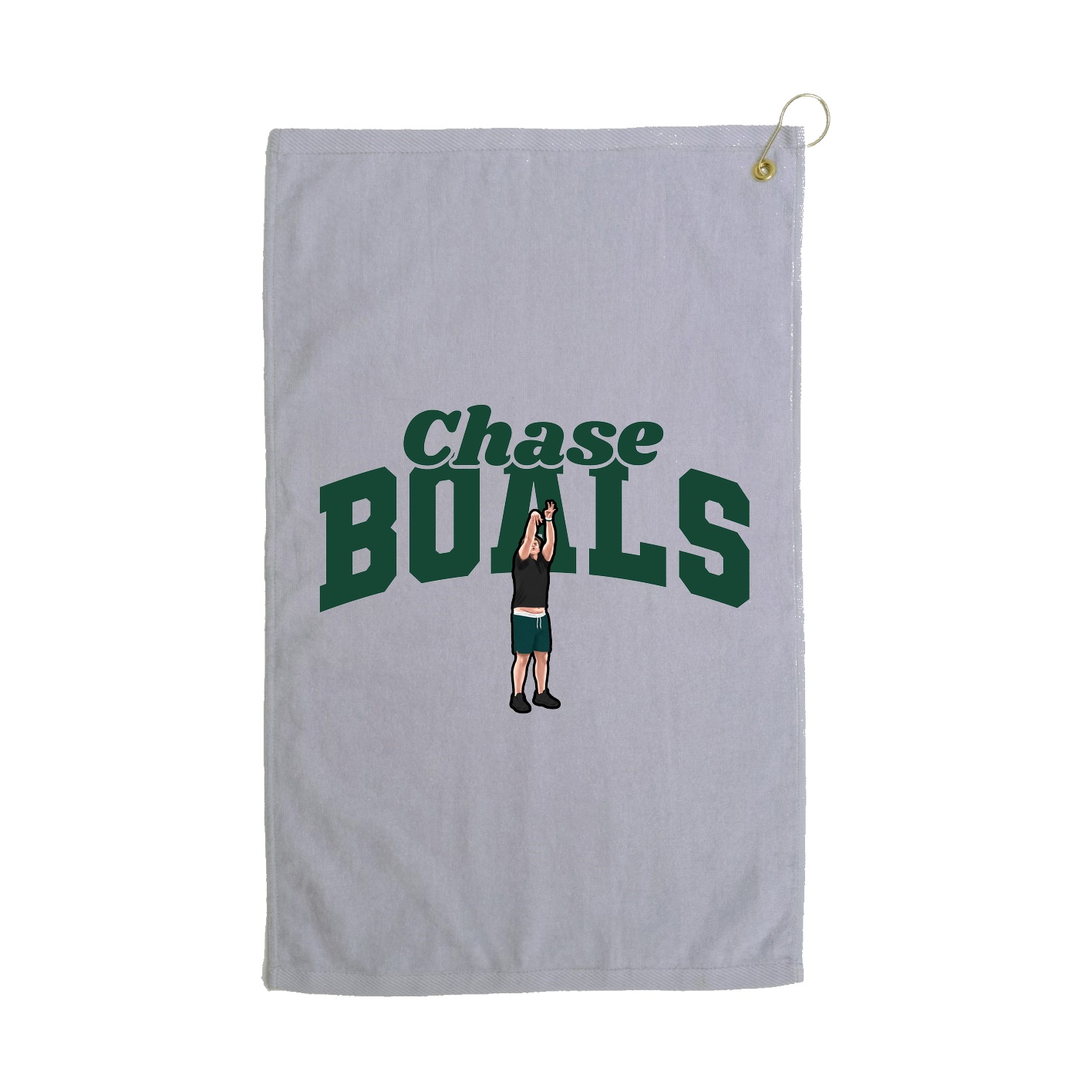 Golf Towel — Signature Arch in Grey