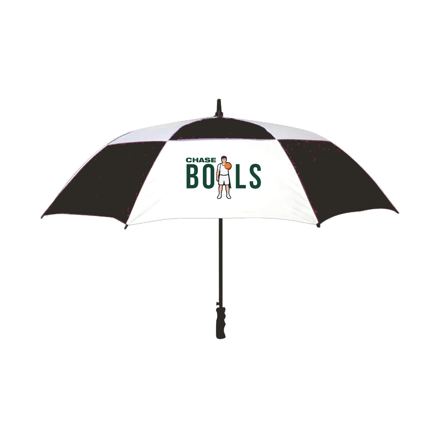 Golf Umbrella — Player Name in Black