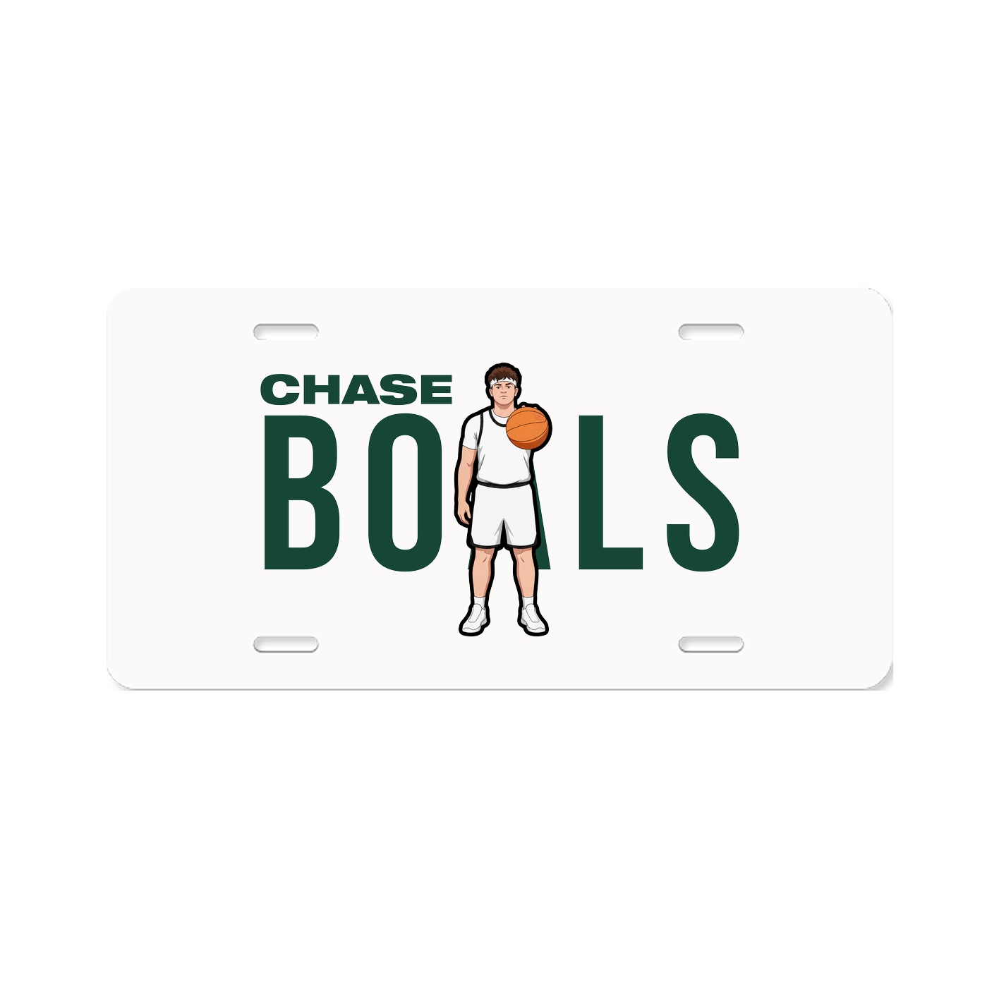License Plate — Player Name in Classic