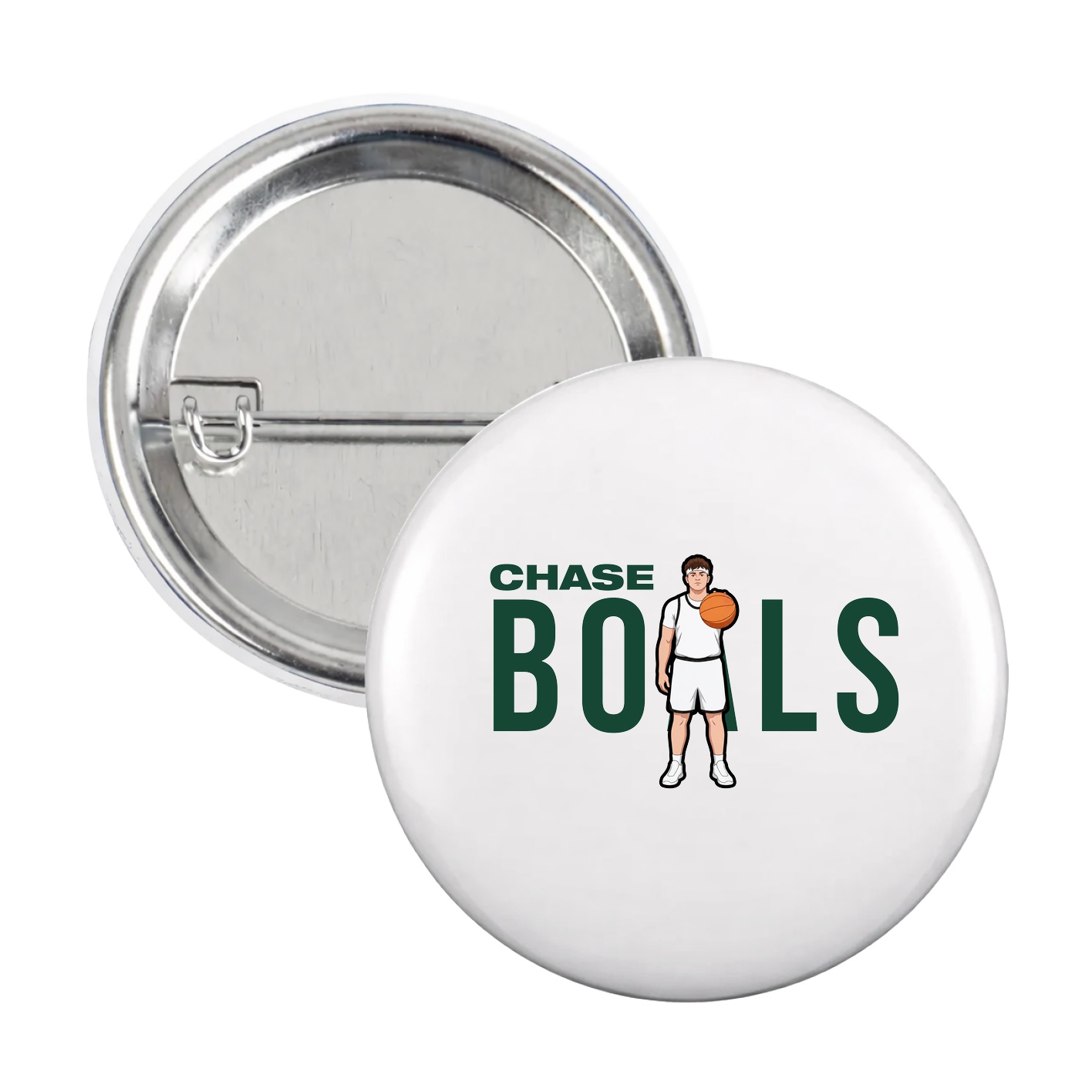 Game Day Button — Player Name in White