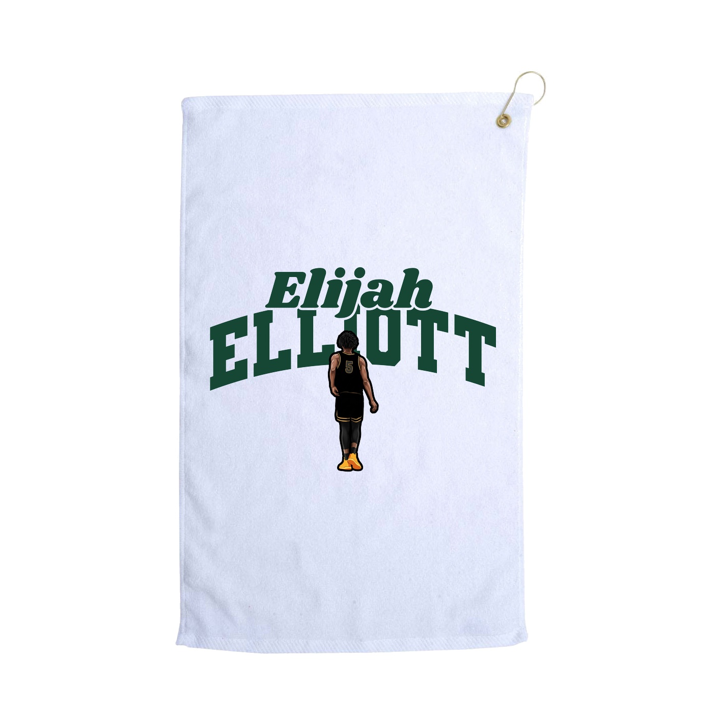 Golf Towel — Signature Arch in White