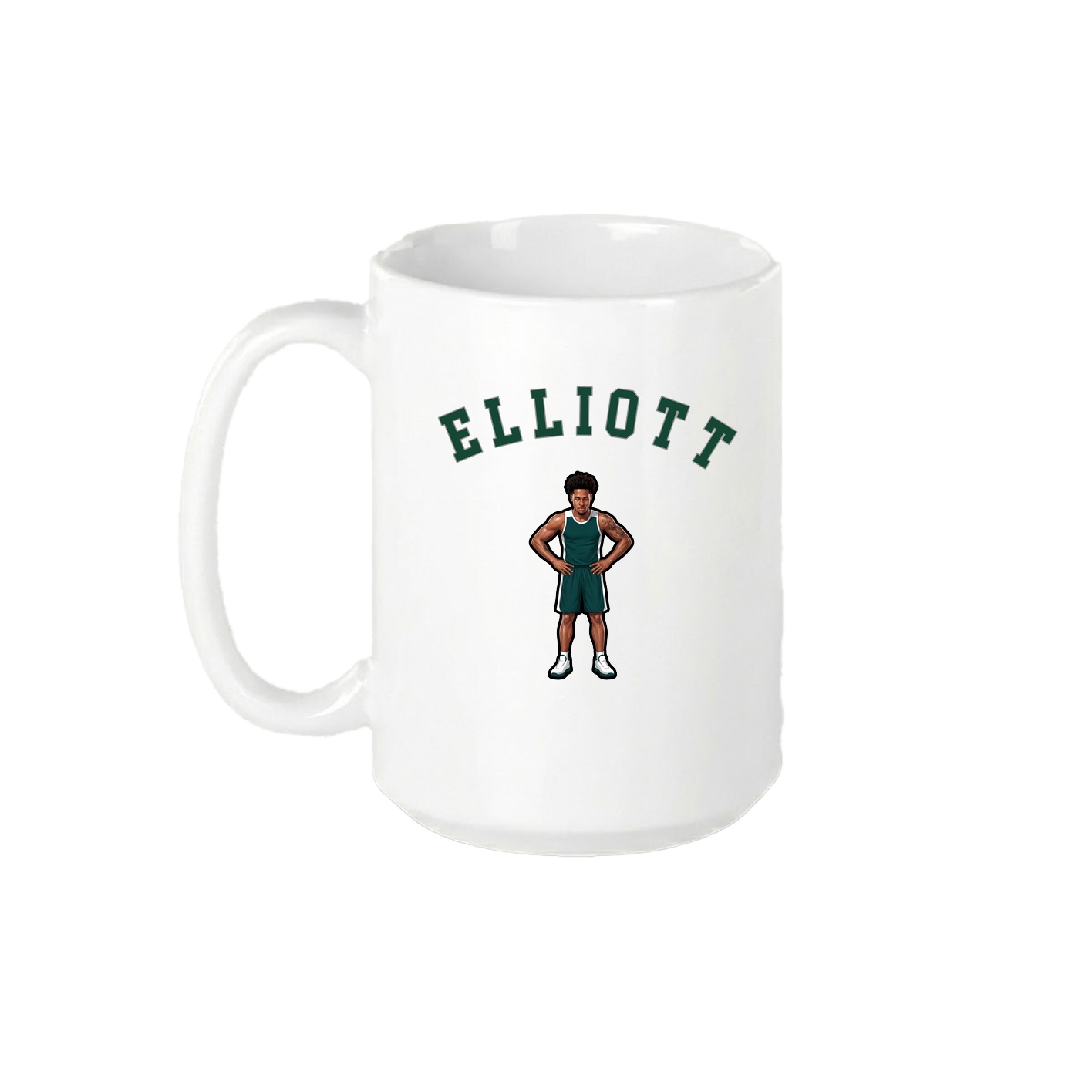 15oz Coffee Mug — Shirsey Arch in White