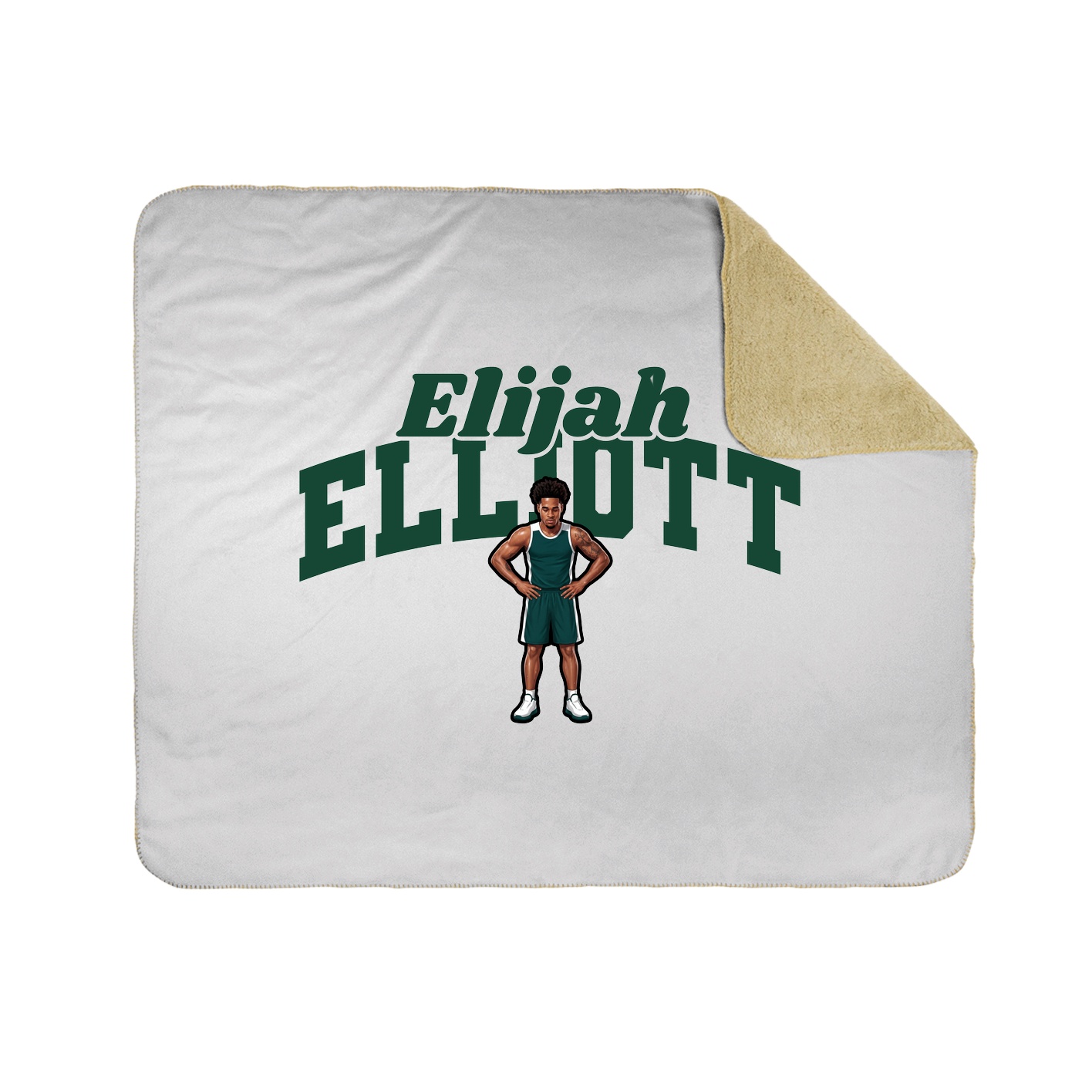 Throw Blanket — Signature Arch in White