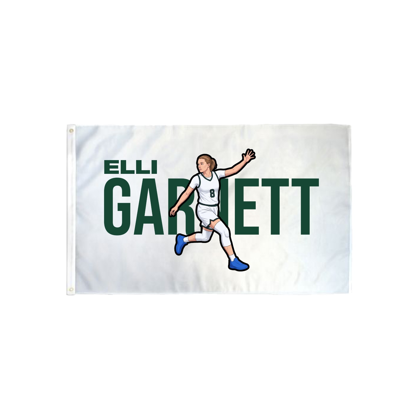 3x5 Flag — Player Name in Classic