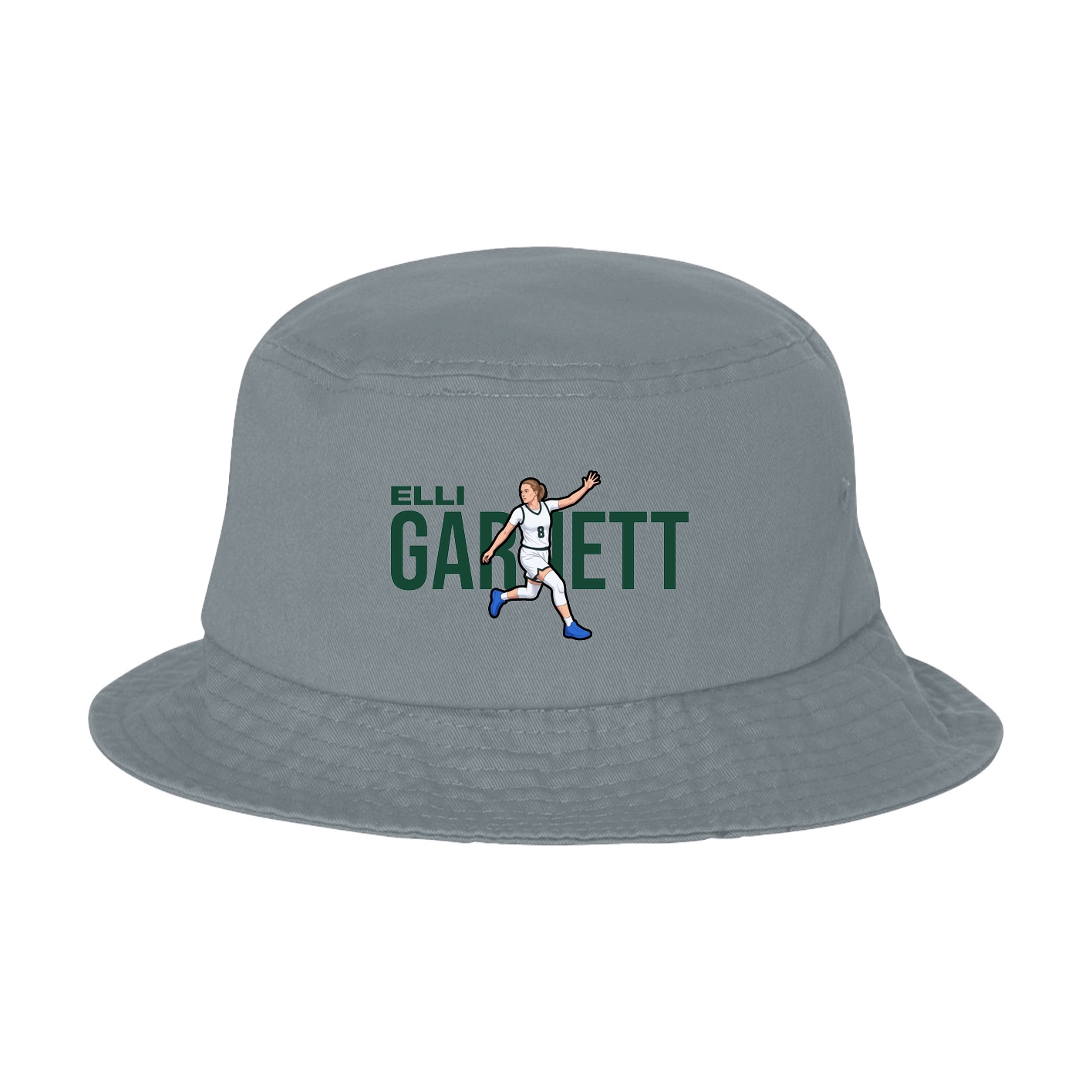 Bucket Cap — Player Name in Grey