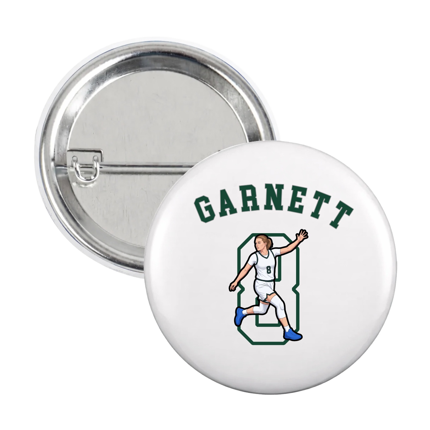 Game Day Button — Shirsey Arch in White